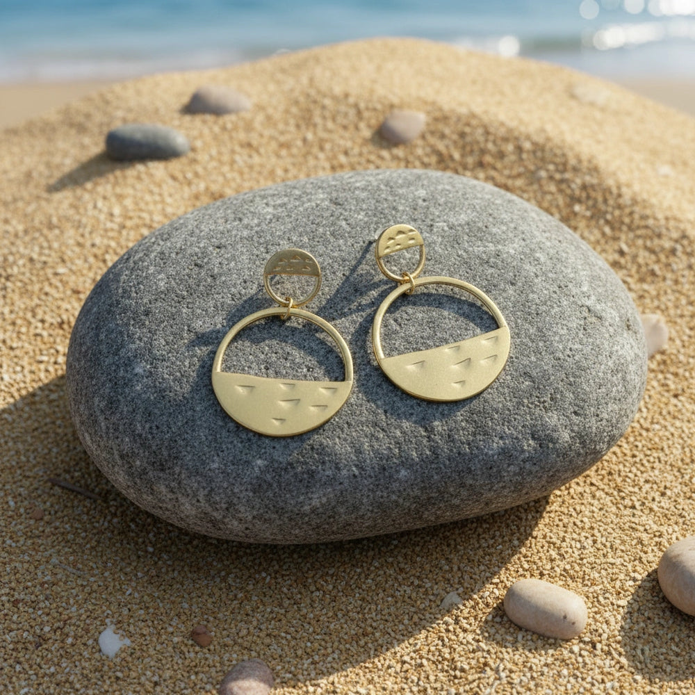 Pendientes Equi Dorado