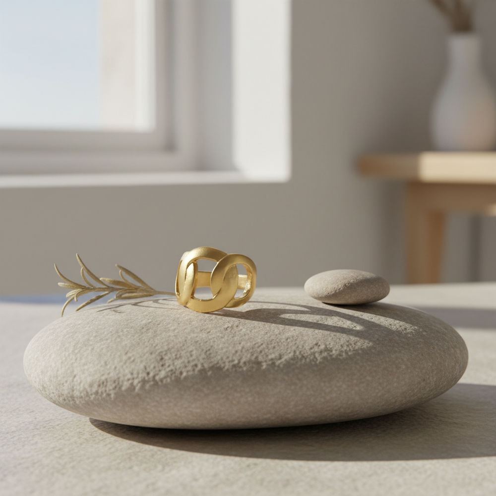 Anillo Nudo Dorado