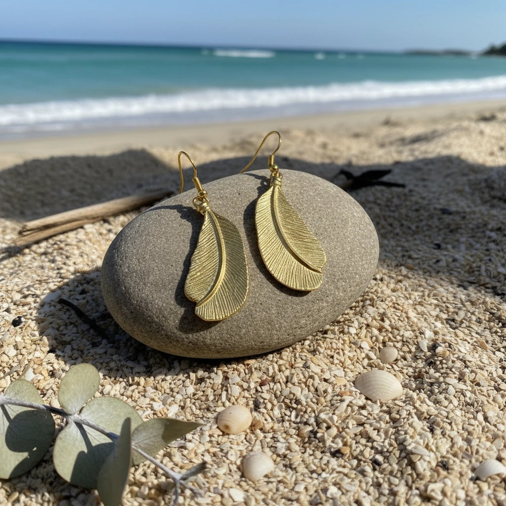 Pendientes Olmo Dorados