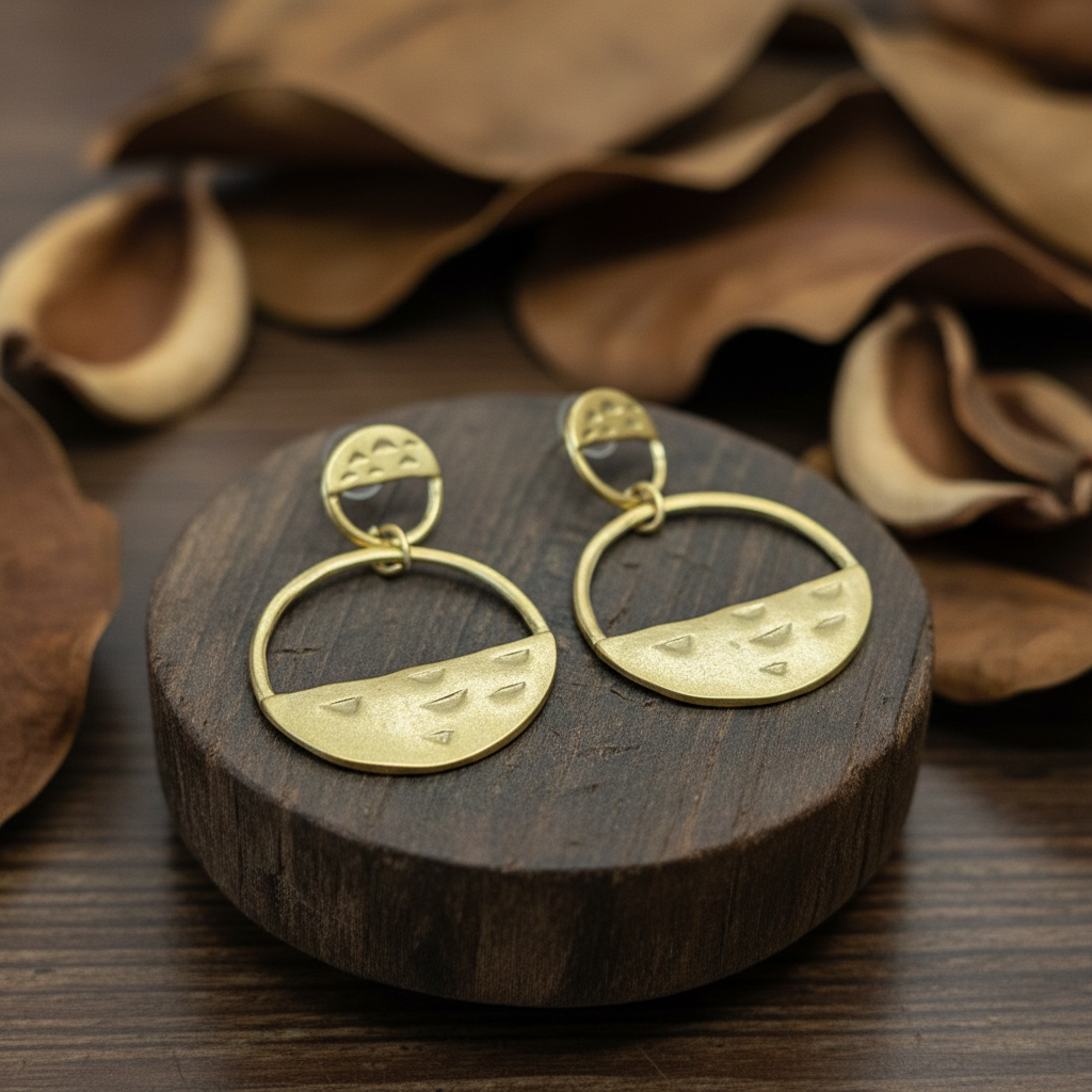 Pendientes Equi Dorado