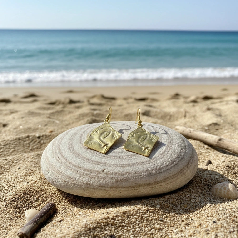 Pendientes Buda Dorados