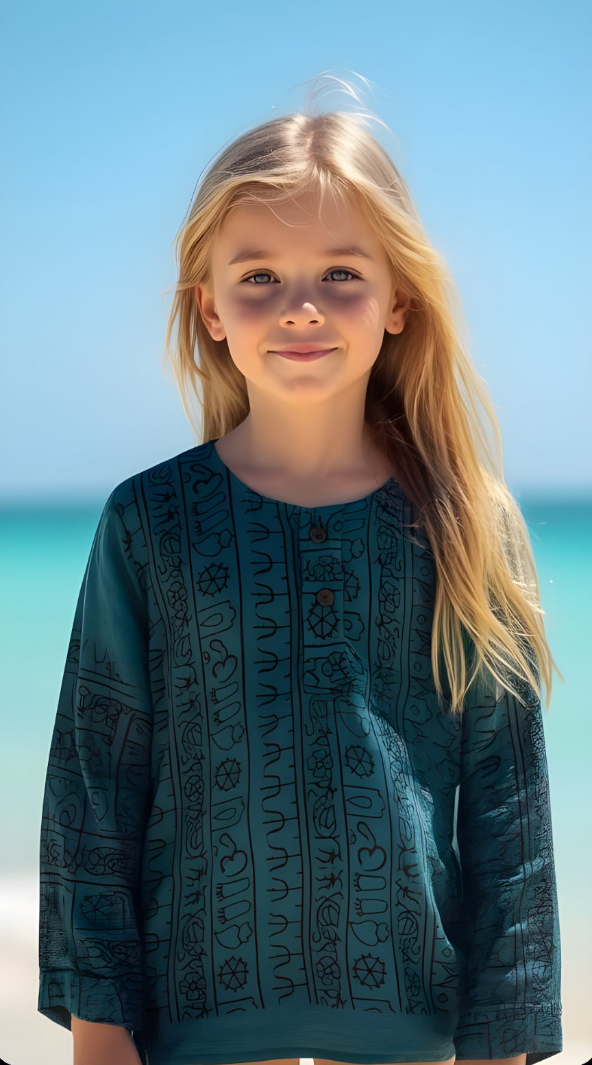 Kurta Caribe de Niños. (Recomendamos pedir una talla más).