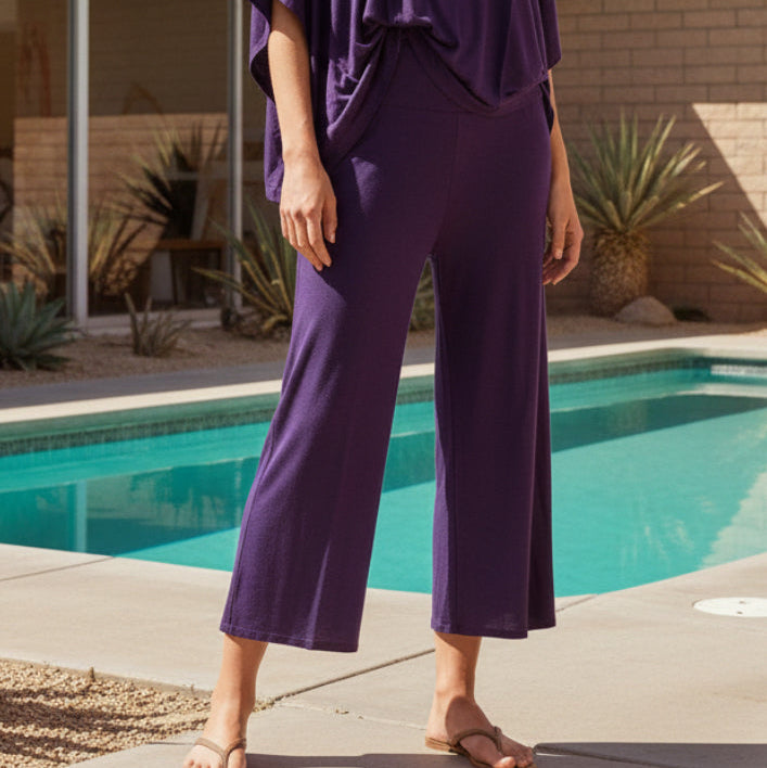 Pantalón Corto Berenjena