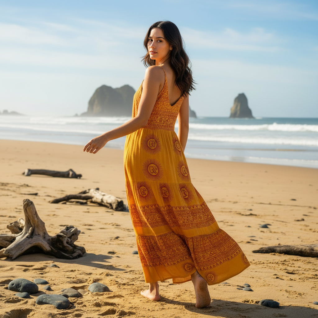 Vestido tirantes Girasol