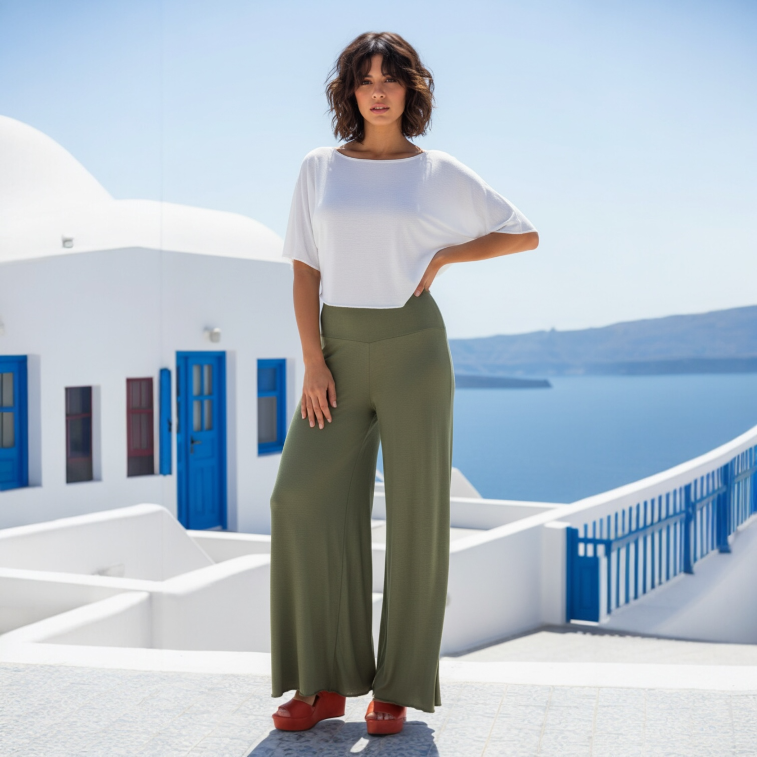 Pantalón Largo Oliva