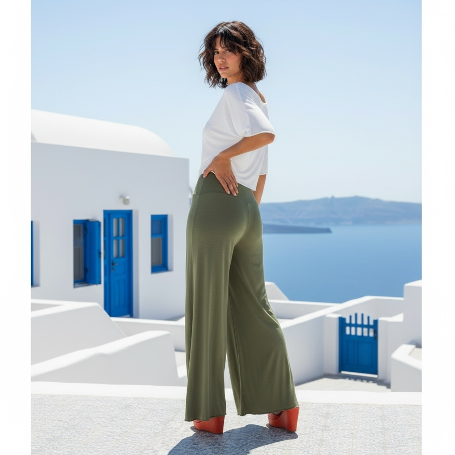 Pantalón Largo Oliva