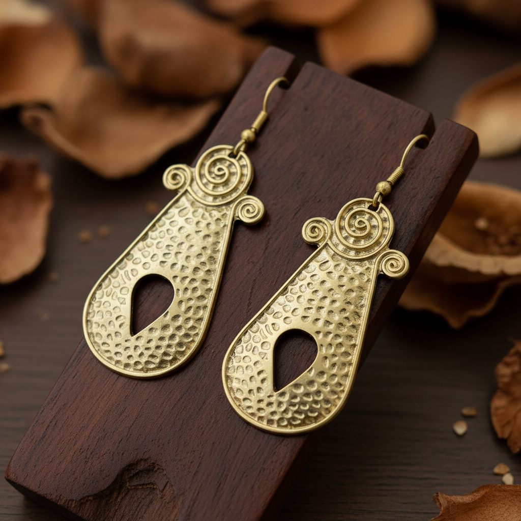 Pendientes Espiral Dorados