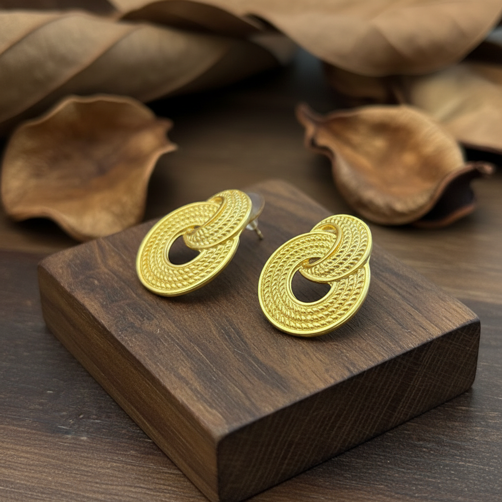 Pendientes Anilla Dorado