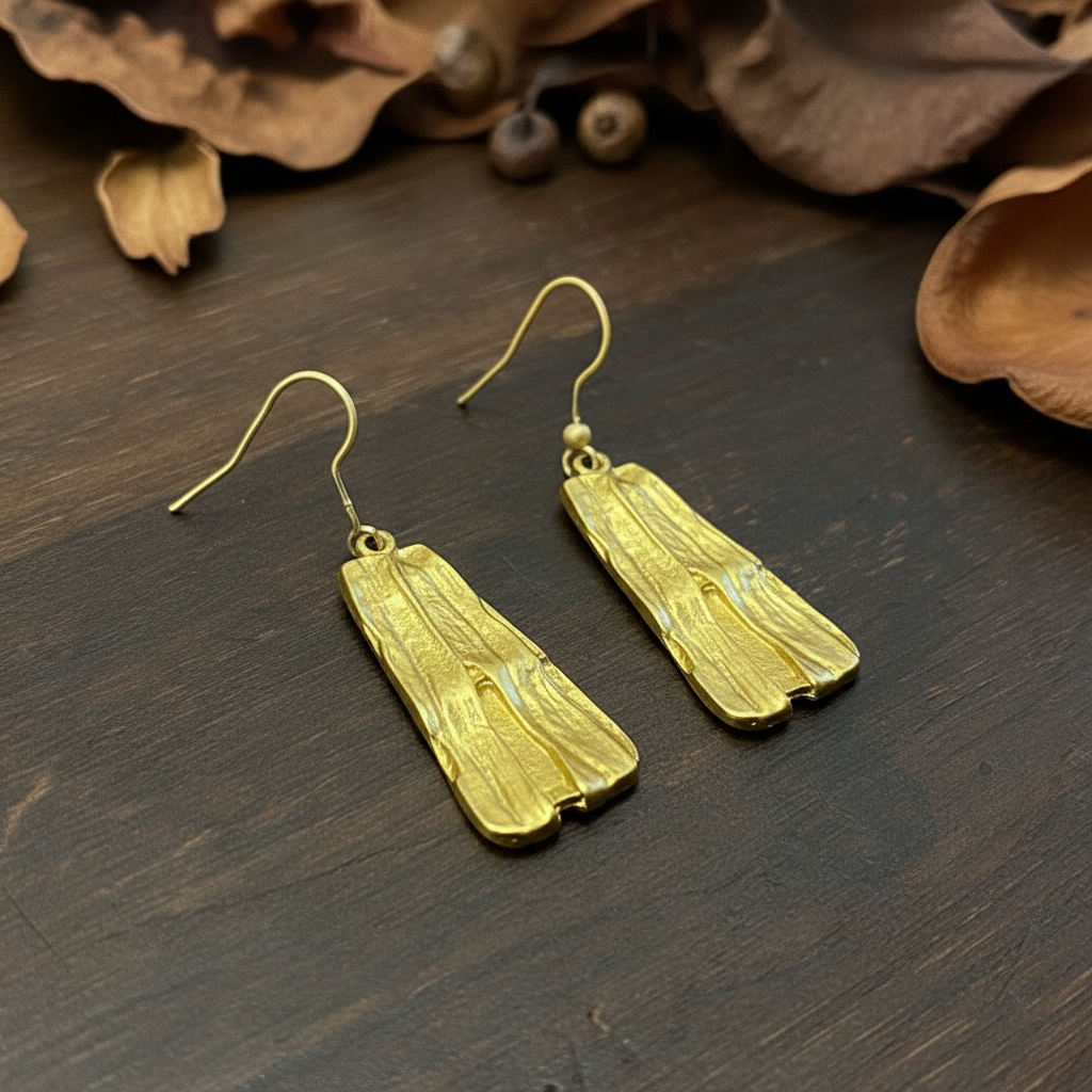 Pendientes Mastaba Dorados