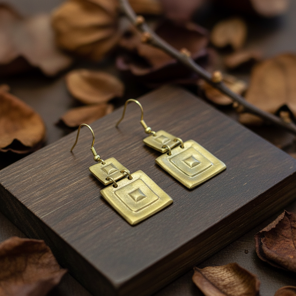 Pendientes Diana Dorado