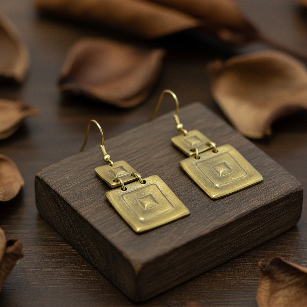 Pendientes Diana Dorado