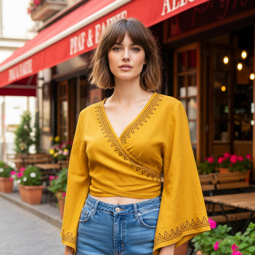 Bolero Largo Mostaza