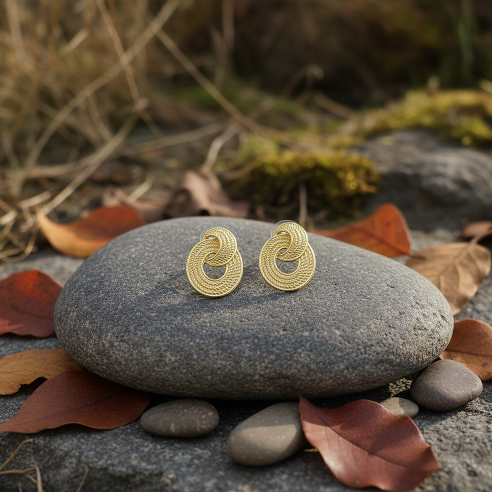 Pendientes Anilla Dorado