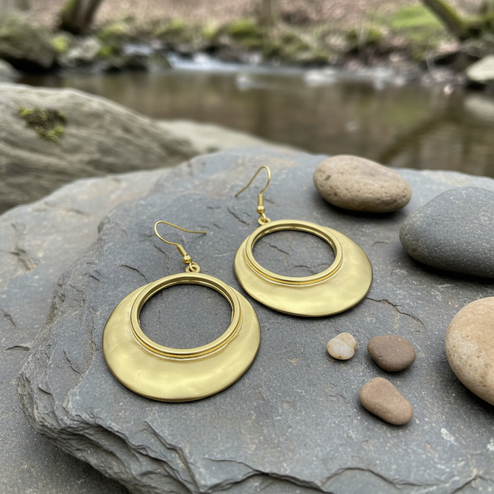 Pendientes Imari Dorados