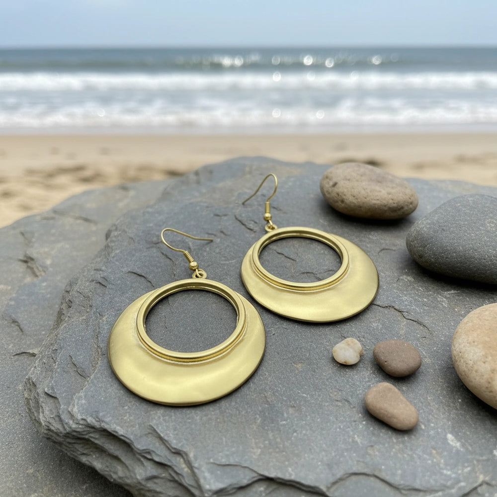 Pendientes Imari Dorados