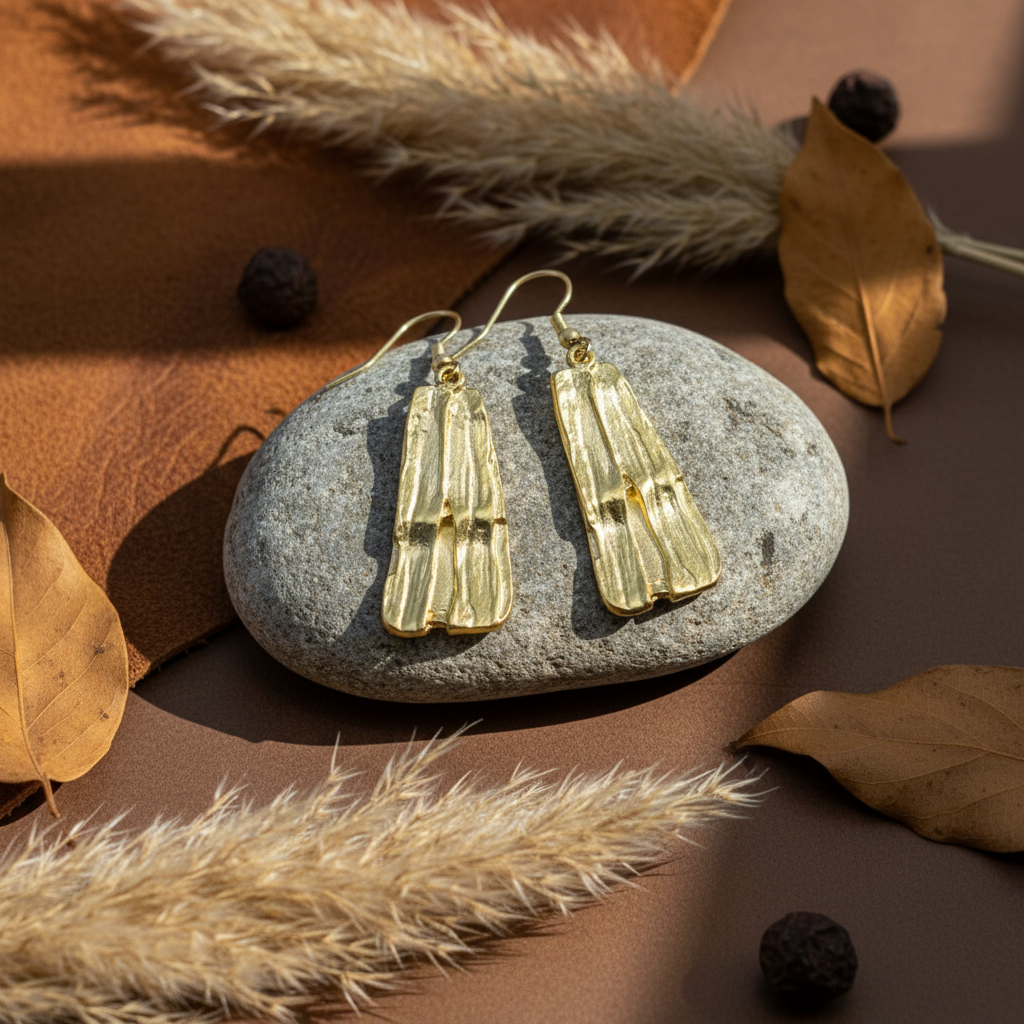 Pendientes Mastaba Dorados