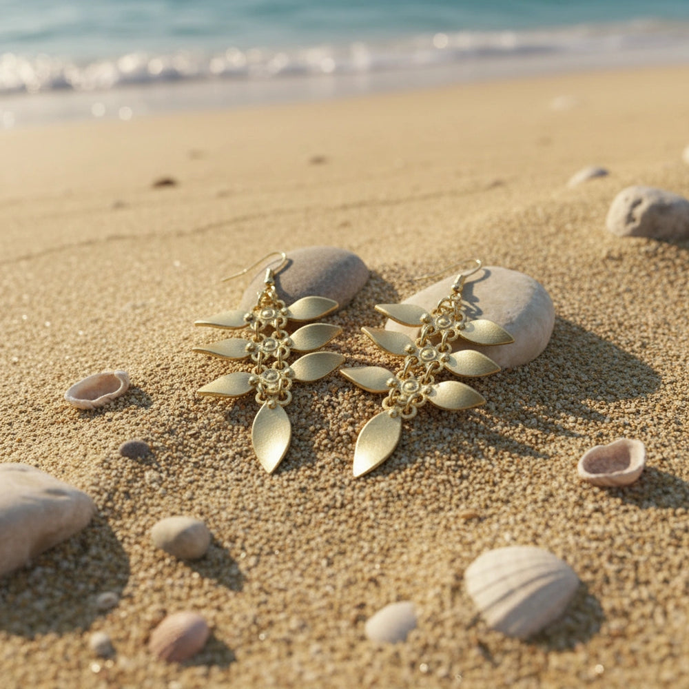 Pendientes Garden Dorado