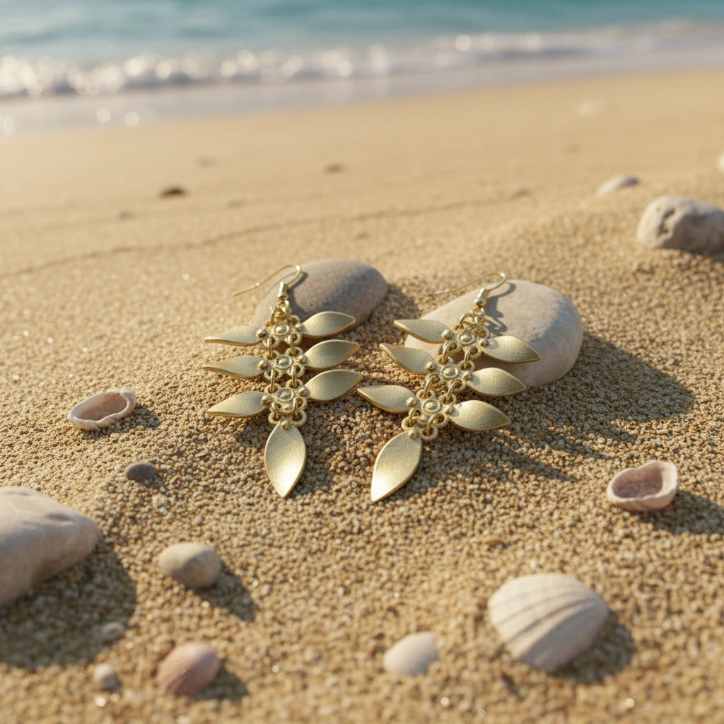 Pendientes Garden Dorado