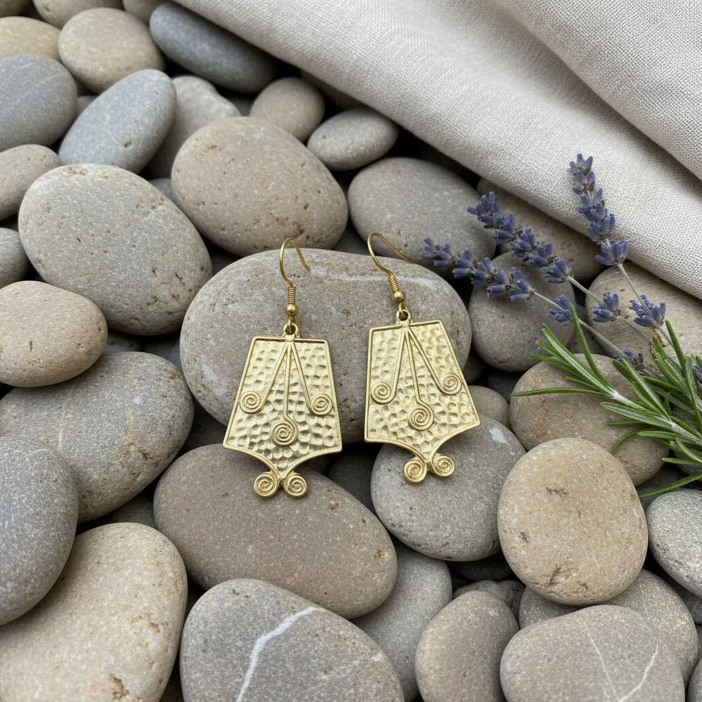 Pendientes Puntea Dorados