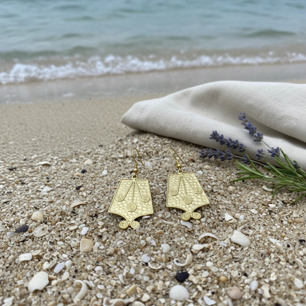 Pendientes Puntea Dorados