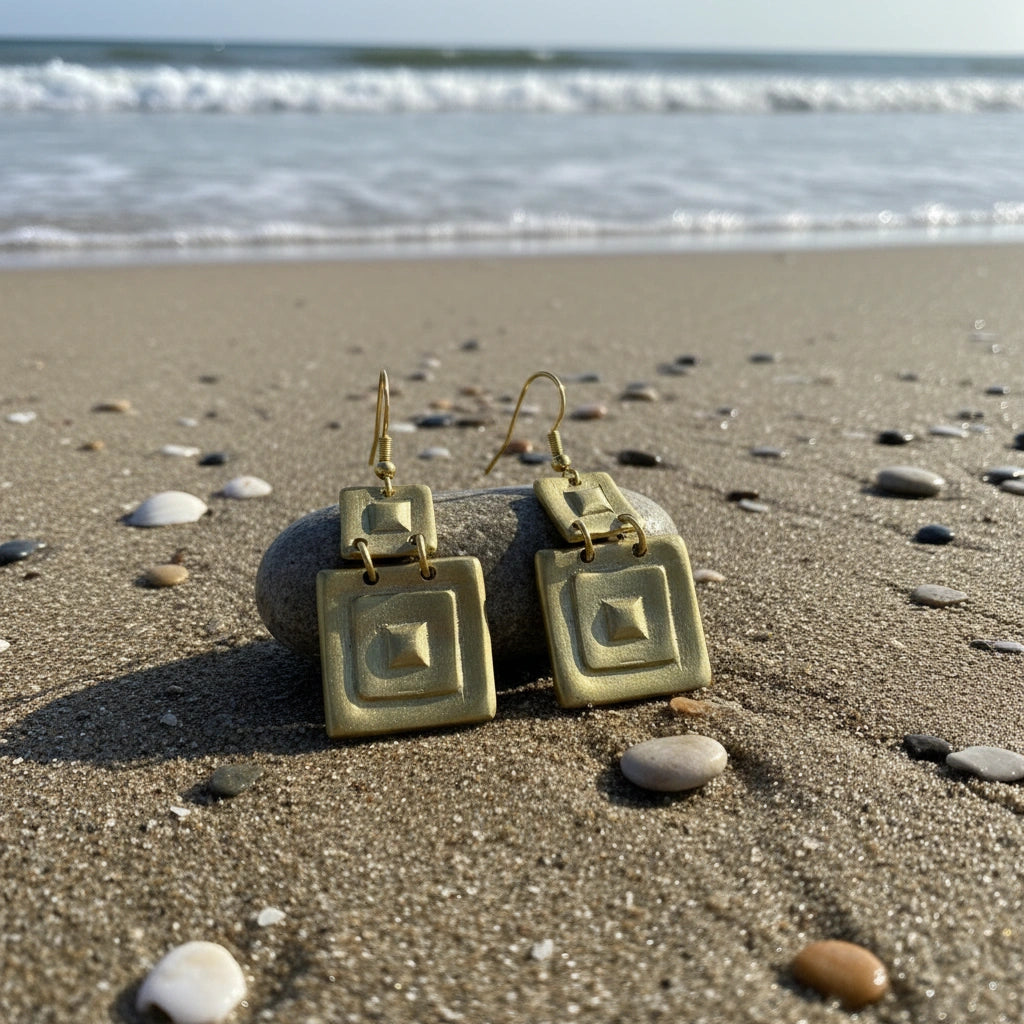 Pendientes Diana Dorado