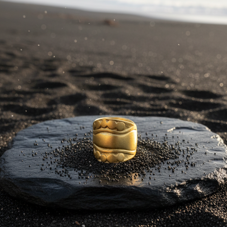 Anillo Bishnu Dorado