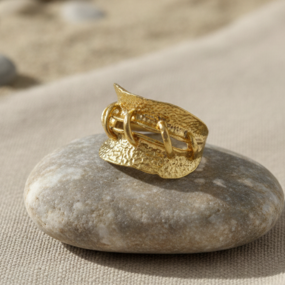 Anillo Cicatriz Dorado