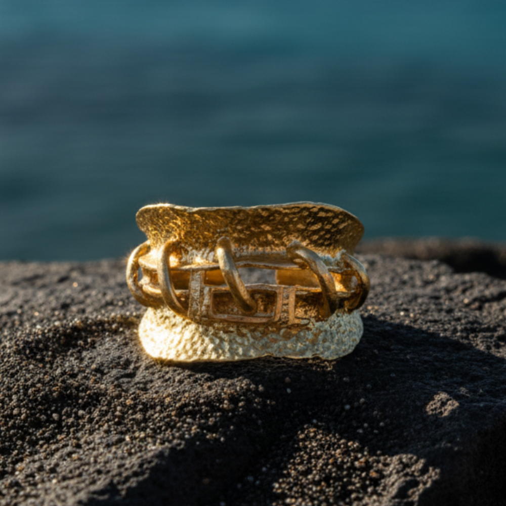 Anillo Cicatriz Dorado