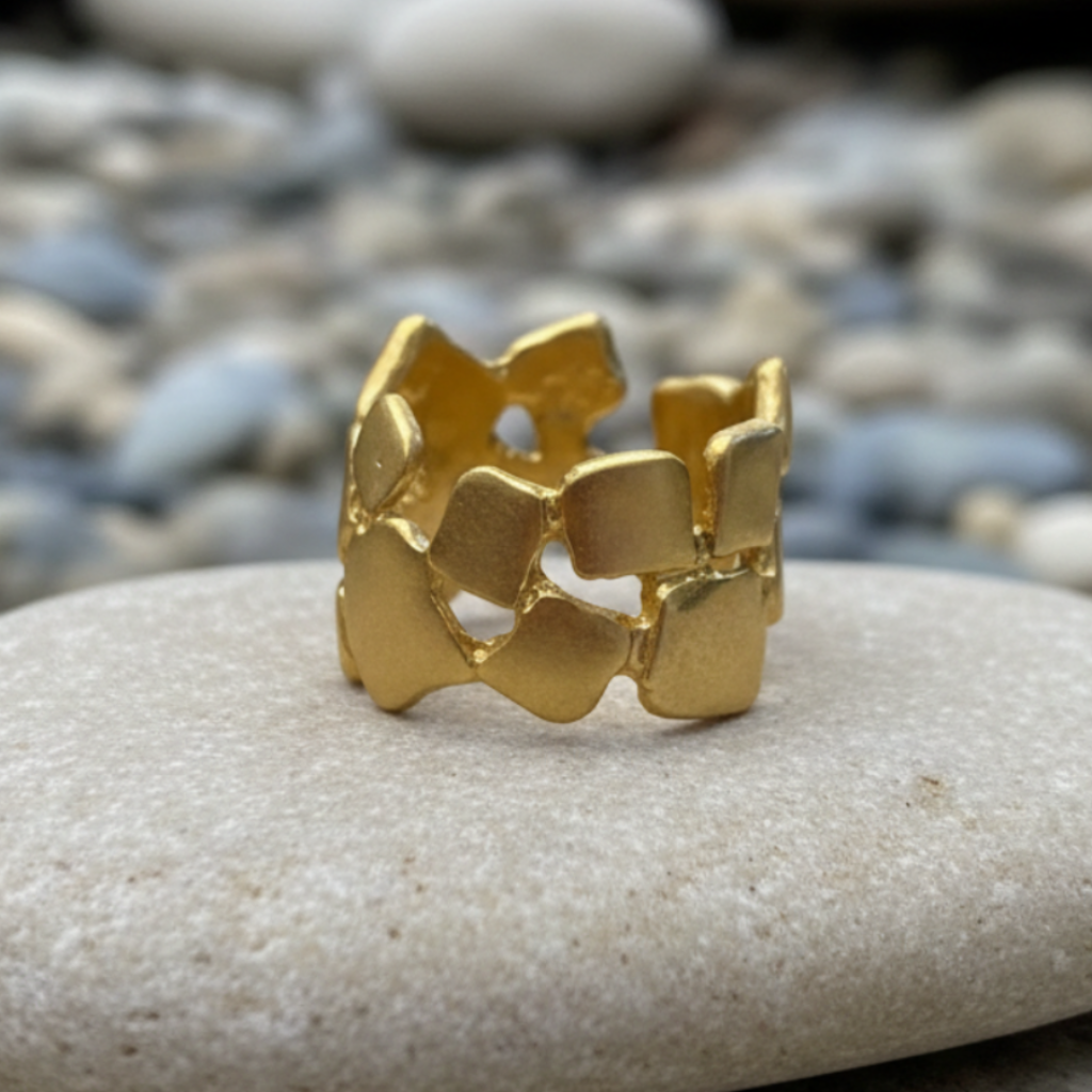 Anillo Corona Dorado