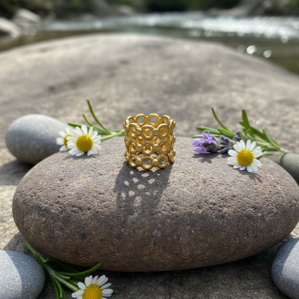 Anillo Libiak Dorado