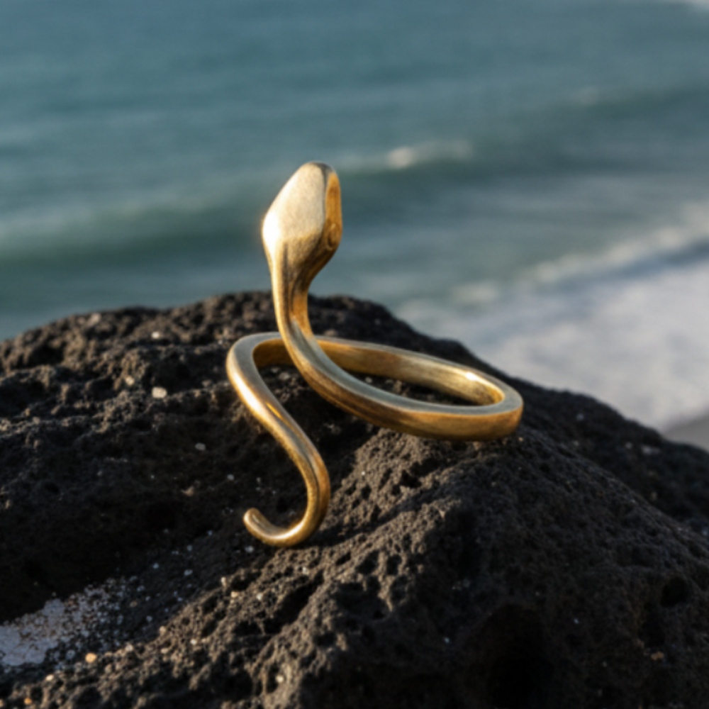 Anillo Snake Dorado