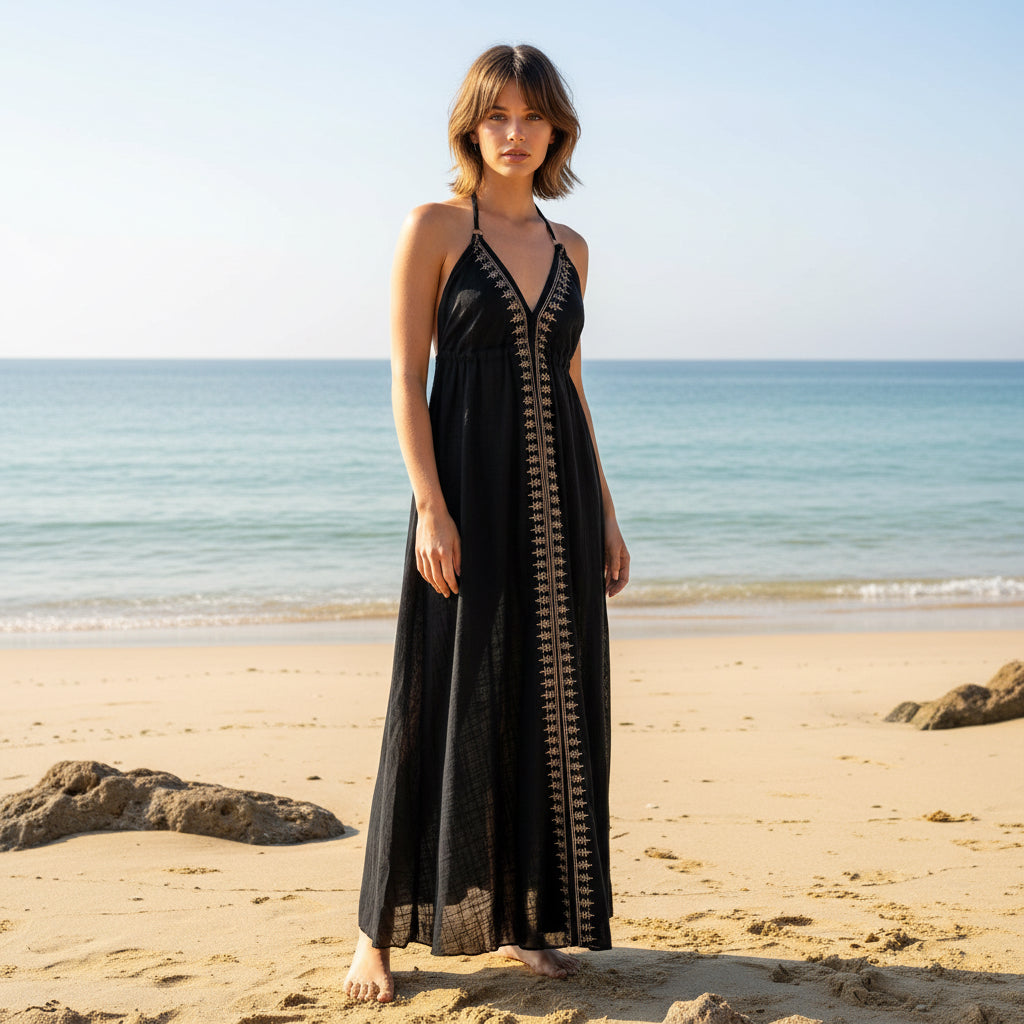 Vestido Cotton Negro