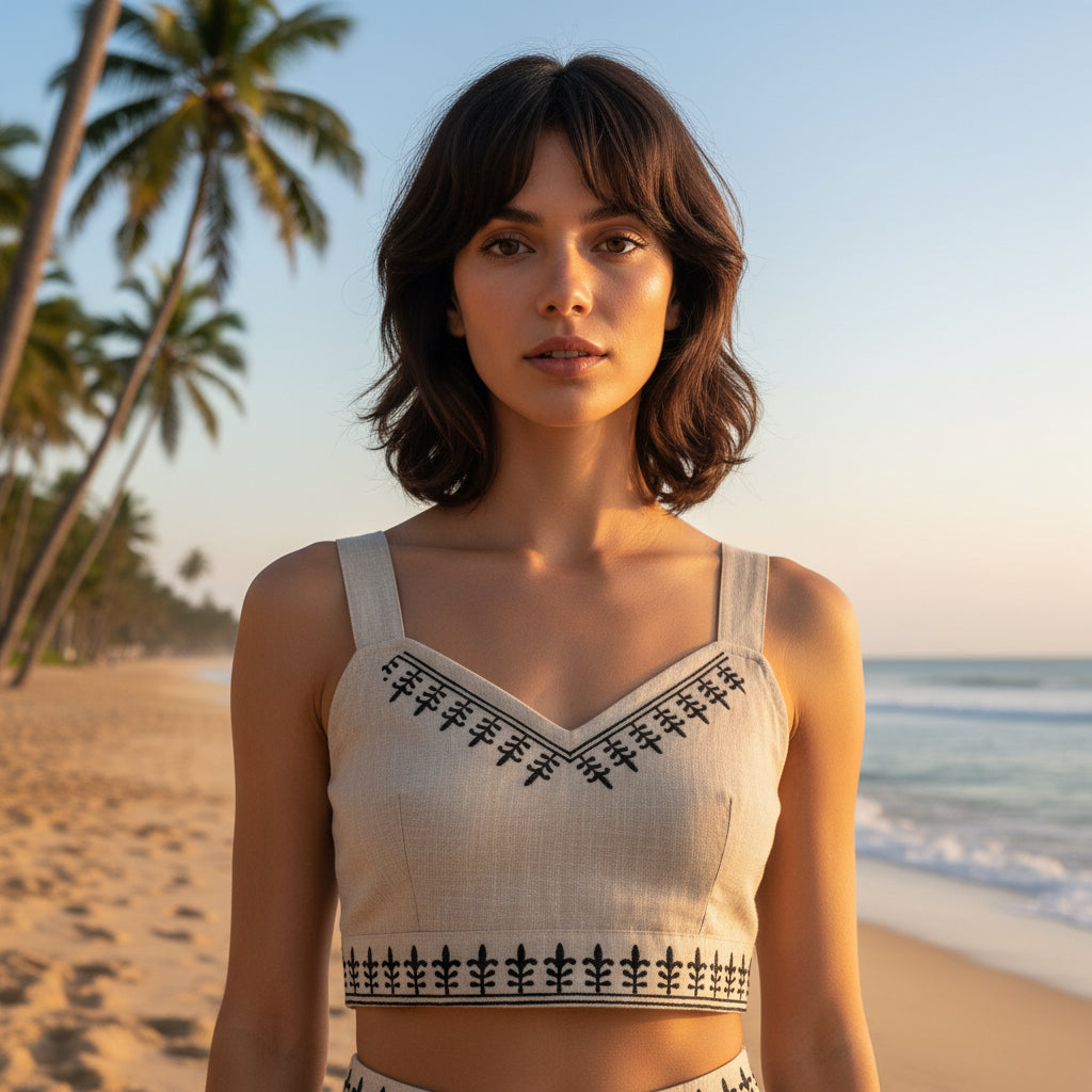 Crop Top Beige
