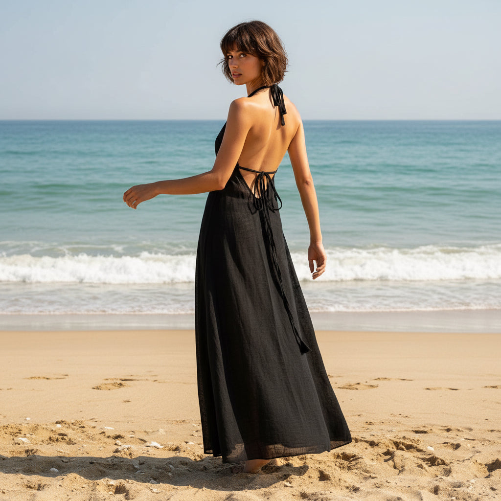 Vestido Cotton Negro