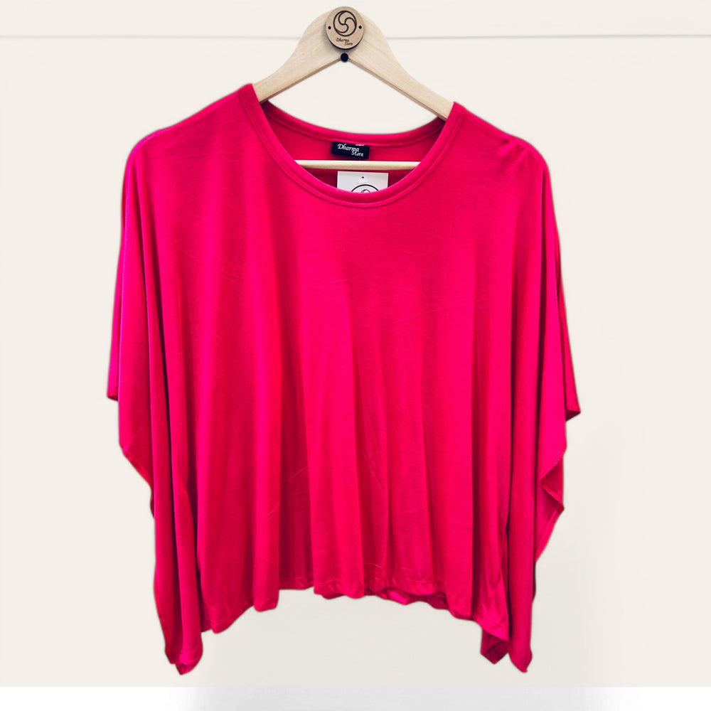 Top Largo Fucsia