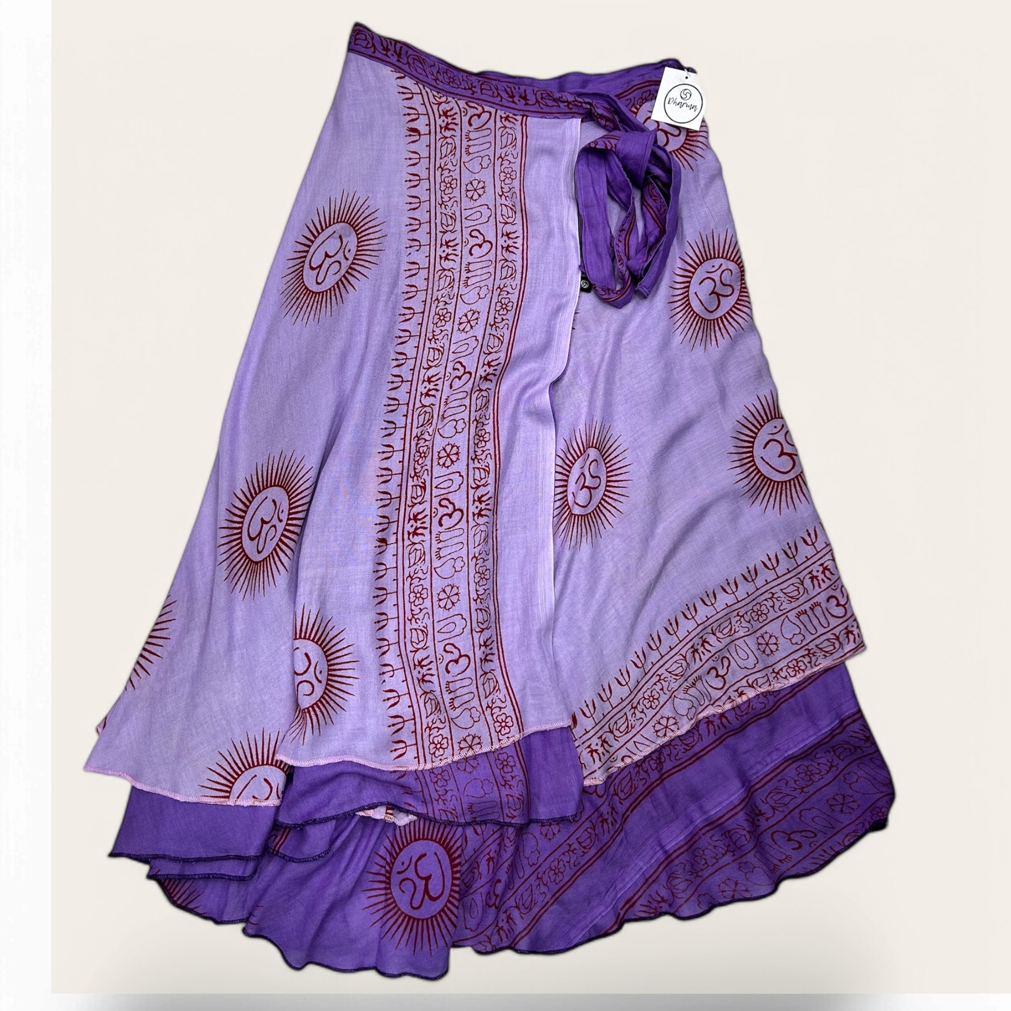 Falda Reversible Lila/Morado