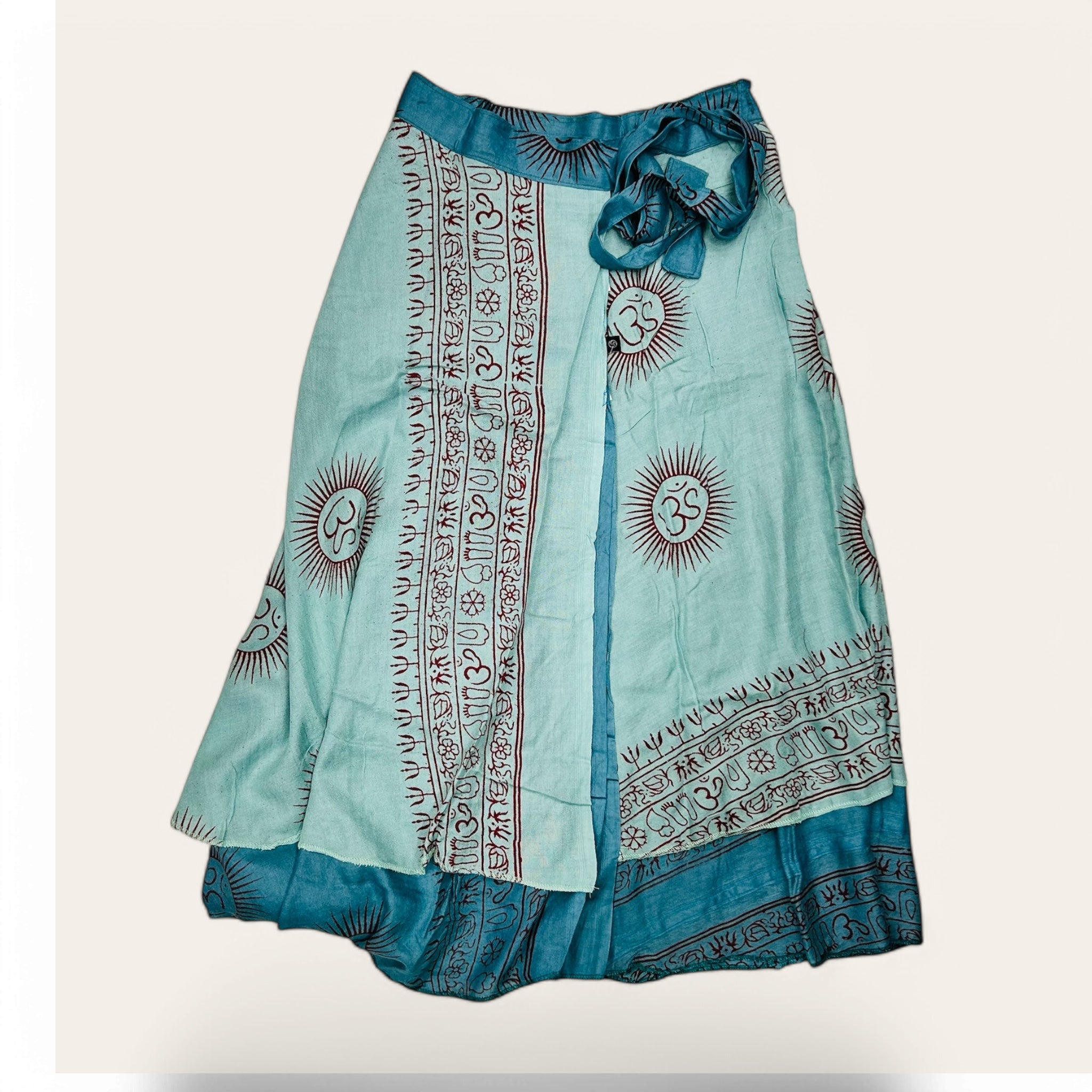 Falda Reversible Turquesa/Caribe