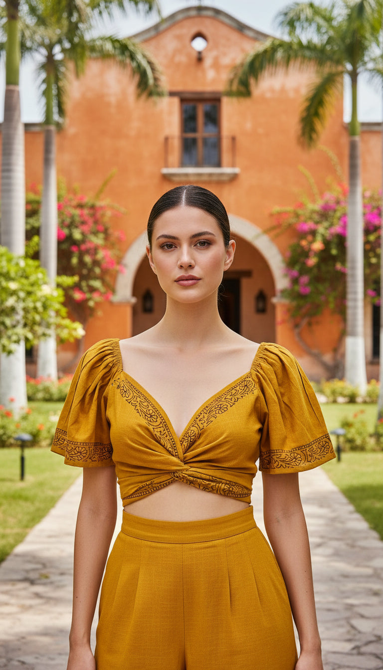 Bolero Corto Mostaza