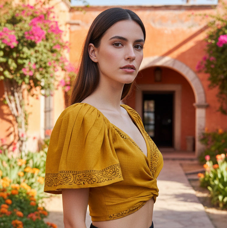 Bolero Corto Mostaza