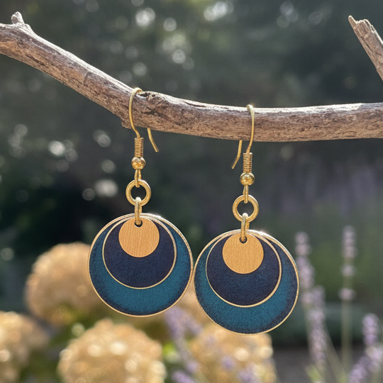 Pendientes Tokio Turquesa/azul