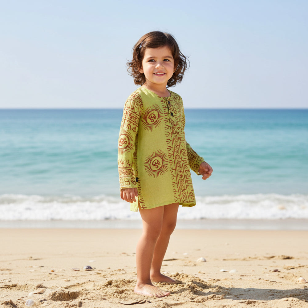 Kurta Lima de Niños. (Recomendamos pedir una talla más).