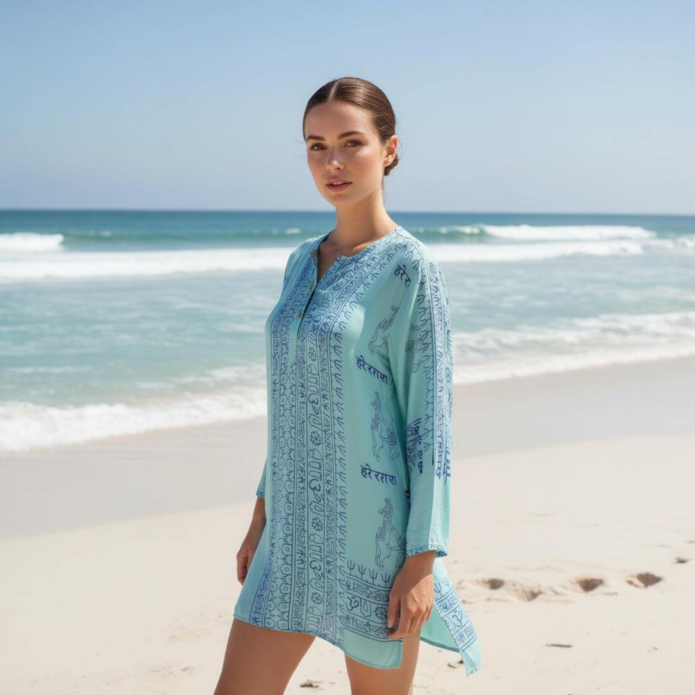 Kurta Nueva Turquesa/denim