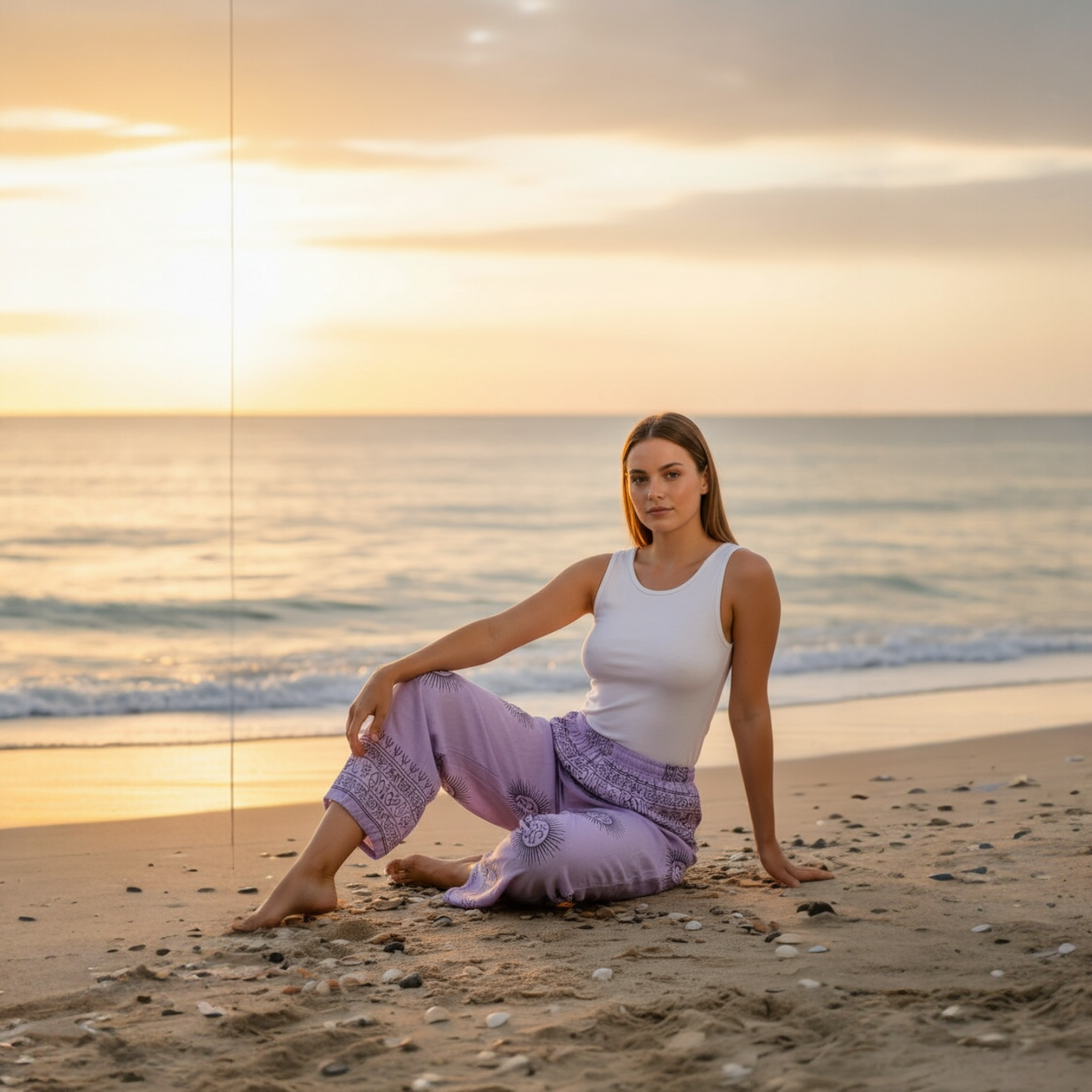 Pantalón Bombacho Lila/Morado