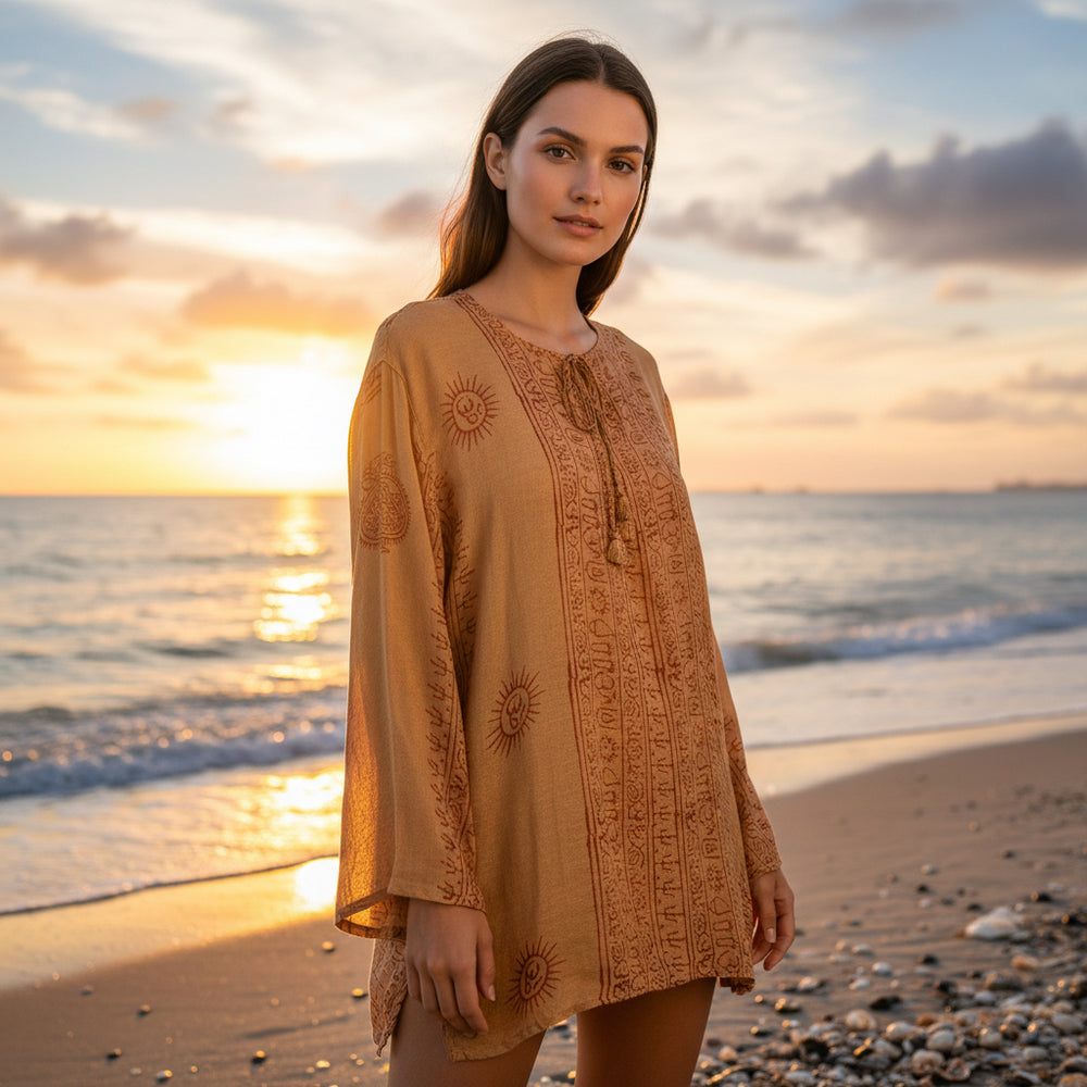 Kurta Clásica Canela