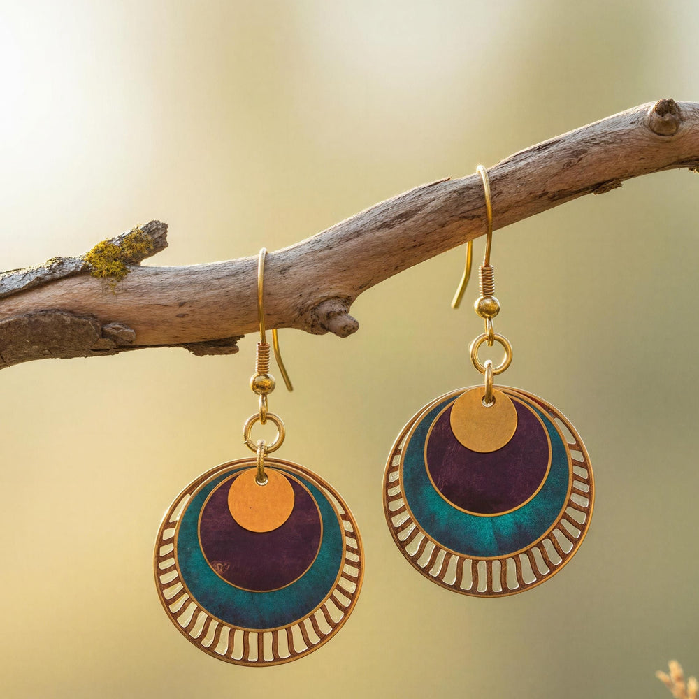 Pendientes Sri Burdeos