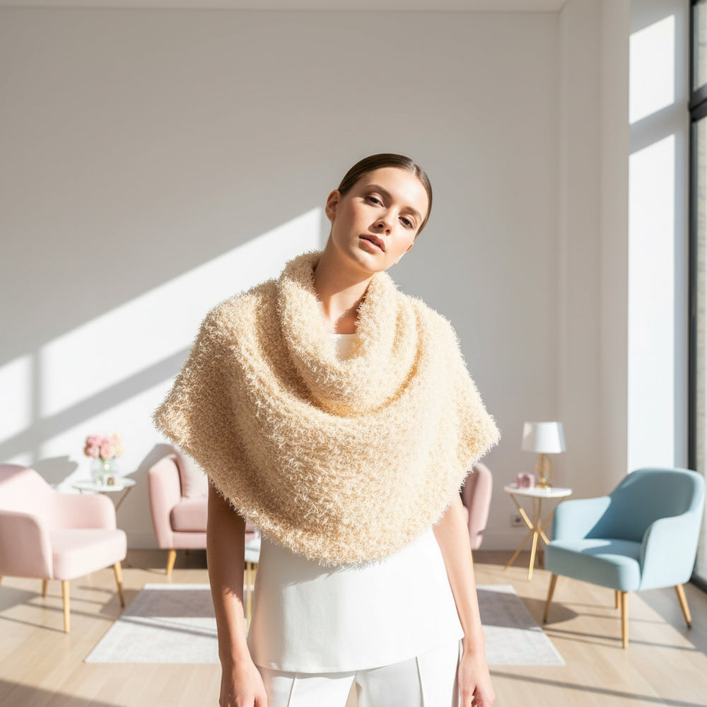 Bufanda Multiposición Crema