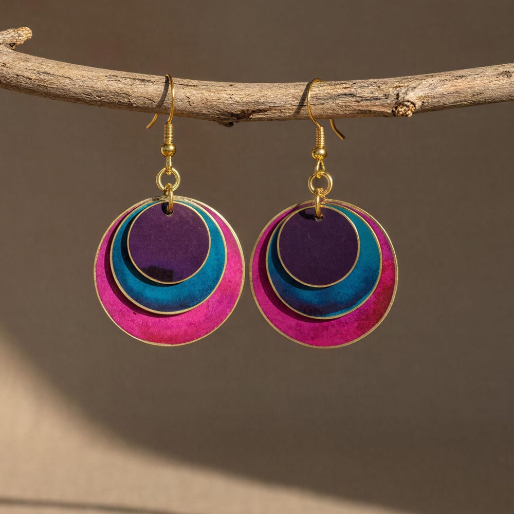Pendientes Jamaica Fucsia