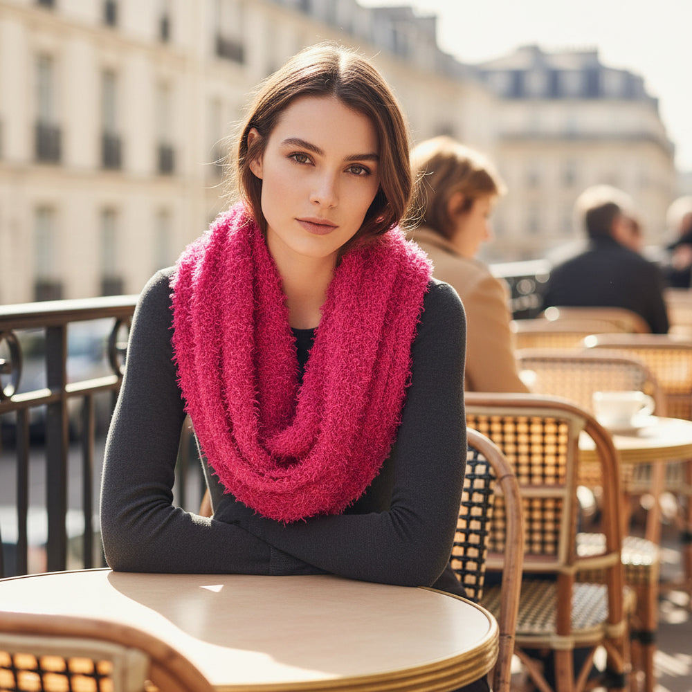 Bufanda Multiposición Fucsia