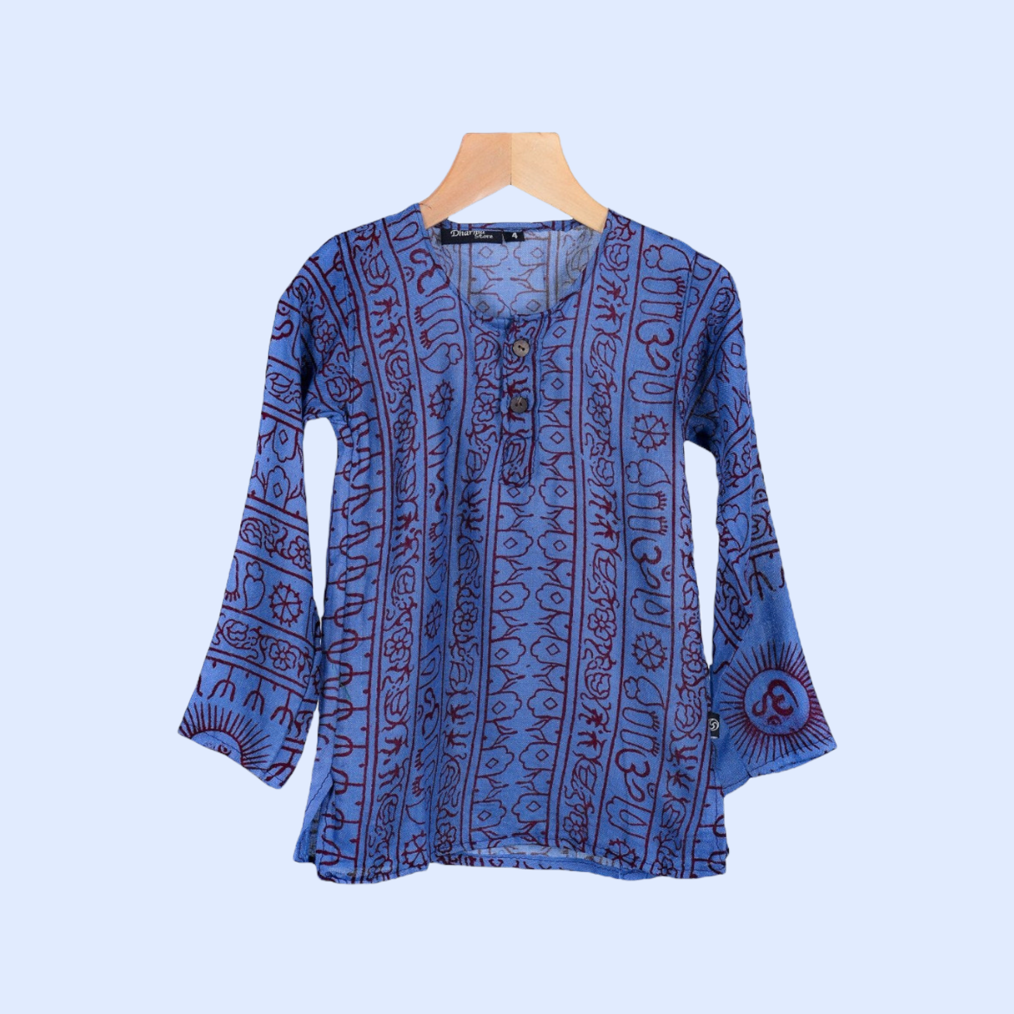 Kurta Denim de Niños. (Recomendamos pedir una talla más).