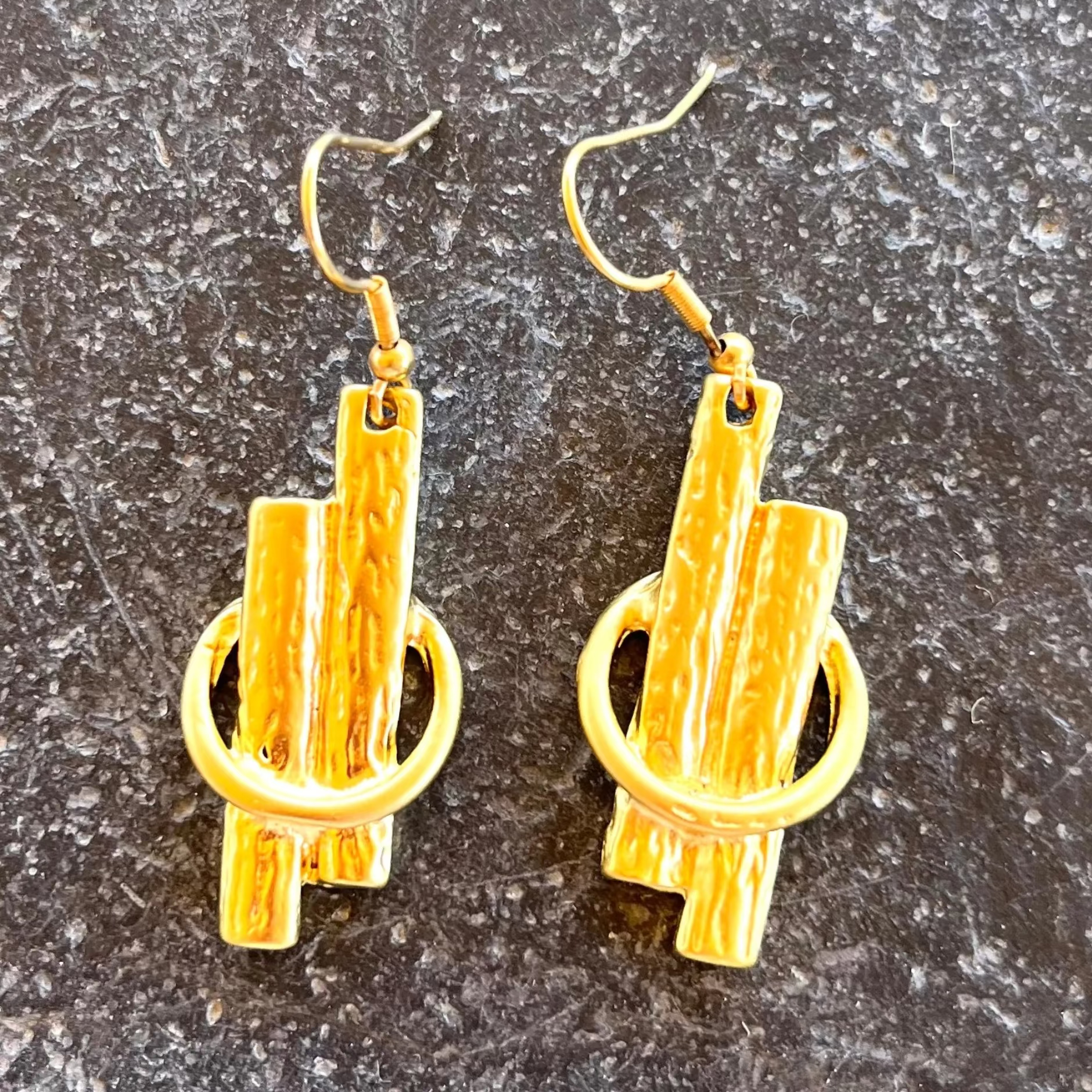 Pendientes Escher Dorados